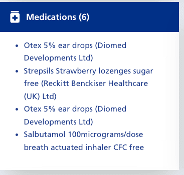 Medication aggregation and filtering
